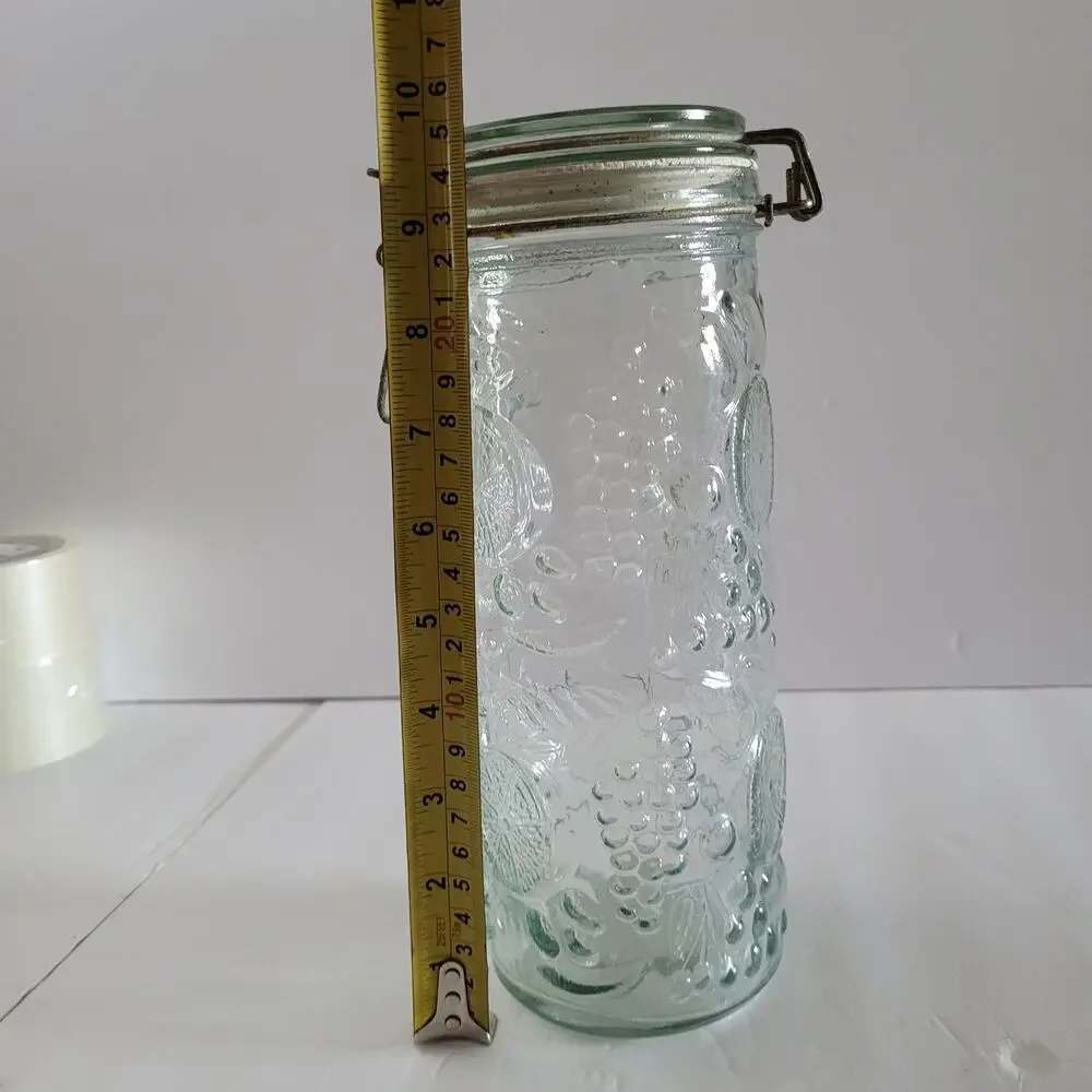 Charming Fruit Texture Glass Jar - 10